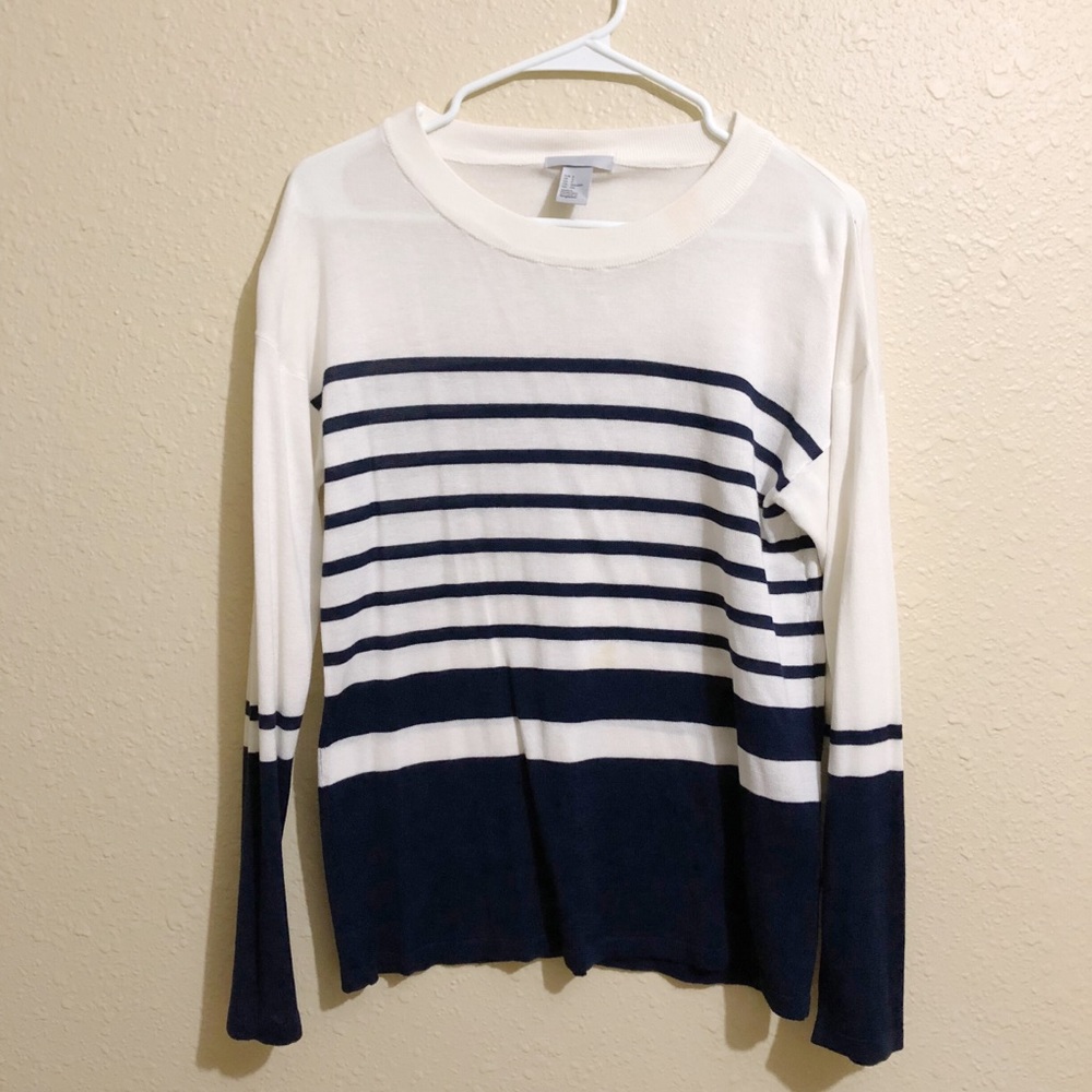 Knit stripe top